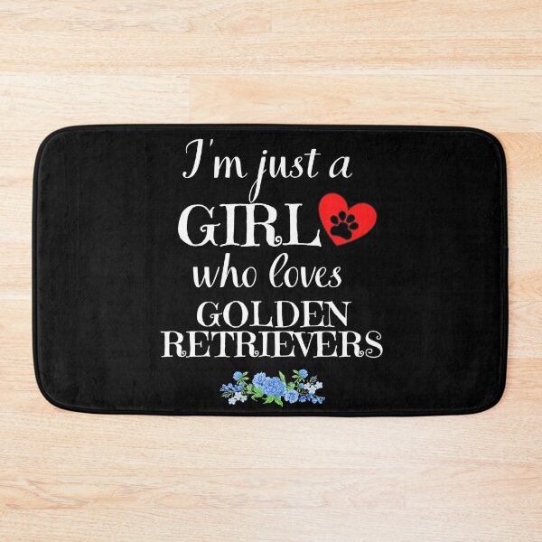 Item preview, Just a GIRL who loves GOLDEN RETRIEVERS quote Funny RETRIEVER saying designed and sold by OneTimeEngineer.