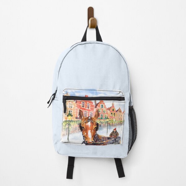 Item preview, Horse carriage on Christmas Markt square in Brugge, Belgium designed and sold by kavalenkavart.