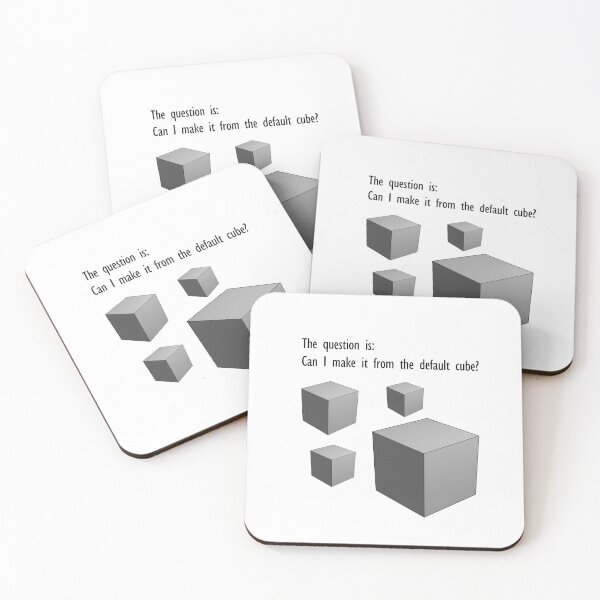 Item preview, The question is: Can I make it from the default cube? designed and sold by Jaroslav Hubert.