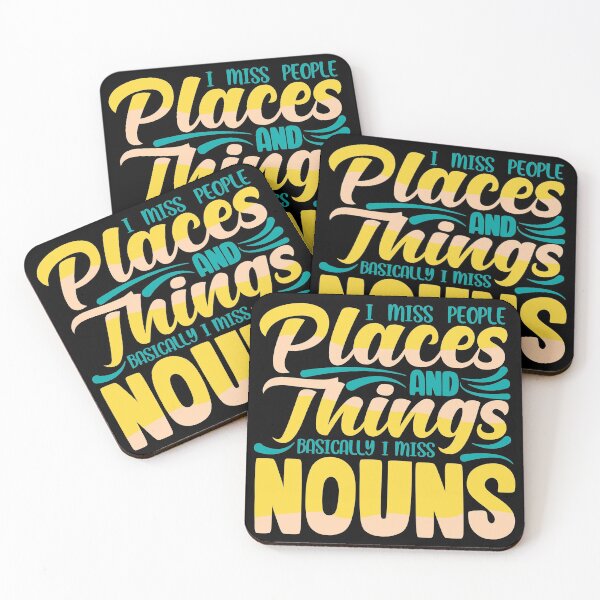 Item preview, I Miss People places and things i miss nouns designed and sold by Grinover.