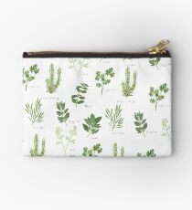 Culinary Herbs Zipper Pouch
