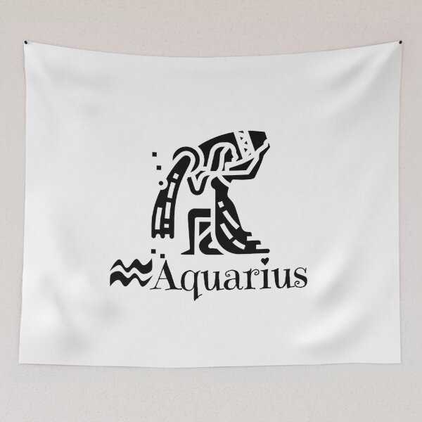 Item preview, Aquarius - Man Carrying Cauldron designed and sold by Natthiya Minimal.