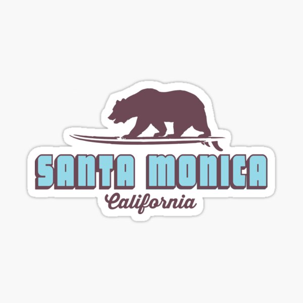 Item preview, Santa  Monica. designed and sold by America Roadside..