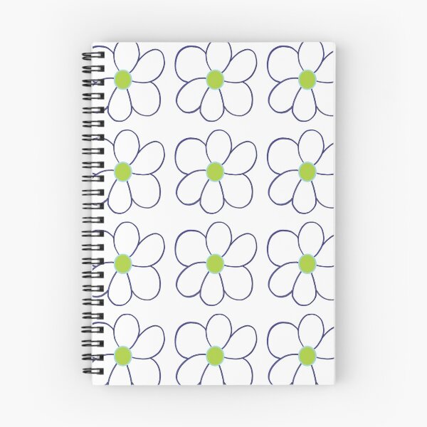 Item preview, Big Simple Six Petal Flower in Blue and Green designed and sold by BelindaFuller.