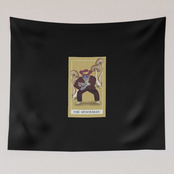 Item preview, The Midnight Gospel Tarot Card THE SPOON MAN designed and sold by RustomPujado.