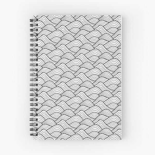 Item preview, Endless Waves Pattern designed and sold by hatimelhag.