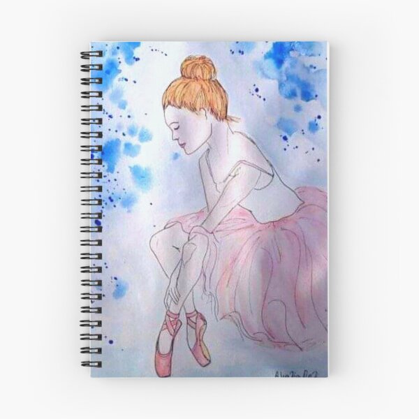 Item preview, Ballerina pink tutu watetcolor and ink designed and sold by horseaddicted.