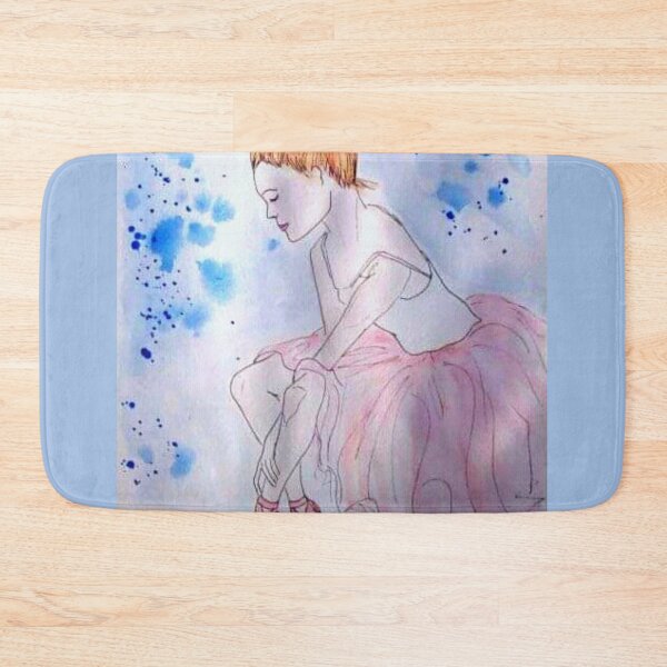 Item preview, Ballerina pink tutu watetcolor and ink designed and sold by horseaddicted.