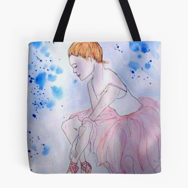 Item preview, Ballerina pink tutu watetcolor and ink designed and sold by horseaddicted.