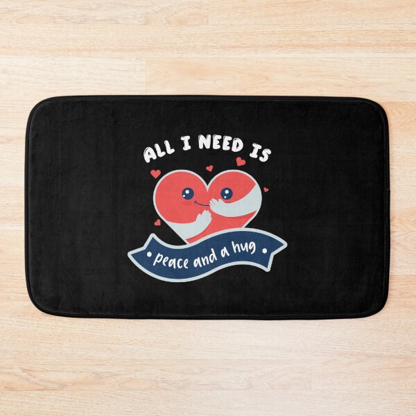 Item preview, All I Need Is Peace and a Hug Lovely and Cute Gift designed and sold by Scratches Tees.