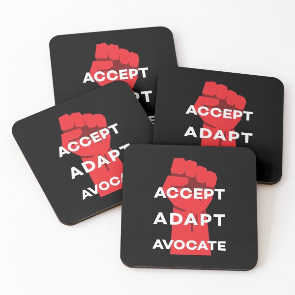 Item preview, Accept Adapt Avocate Resistance Gift designed and sold by Scratches Tees.