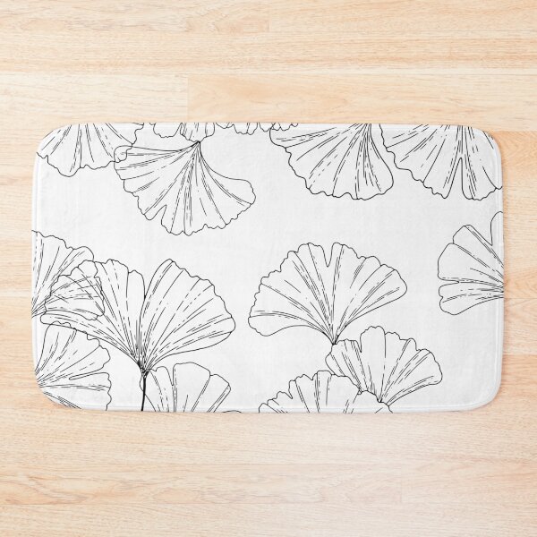 Item preview, Minimal black and white leaves  designed and sold by afrapaints.