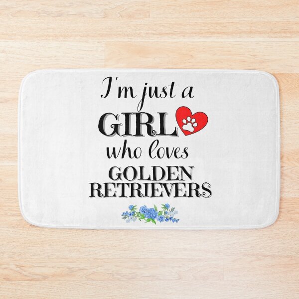 Item preview, Just a GIRL who loves GOLDEN RETRIEVERS quote Funny RETRIEVER saying designed and sold by OneTimeEngineer.