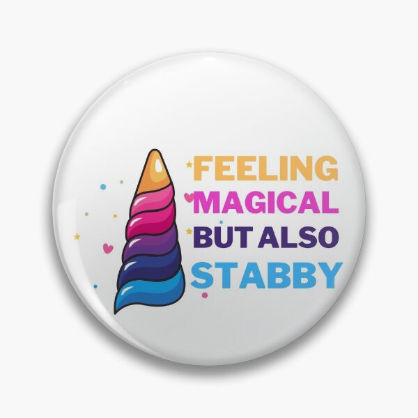 Item preview, Feeling Magical But Also Stabby- Unicorn Horn designed and sold by PandaSoul.