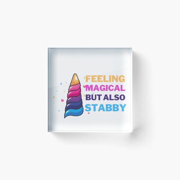 Item preview, Feeling Magical But Also Stabby- Unicorn Horn designed and sold by PandaSoul.