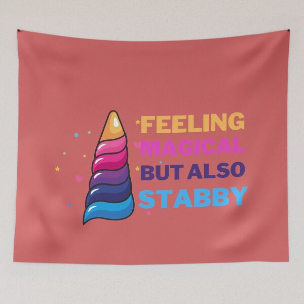Item preview, Feeling Magical But Also Stabby- Unicorn Horn designed and sold by PandaSoul.