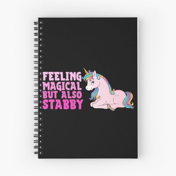 Item preview, Feeling Magical But Also Stabby - Unicorn designed and sold by PandaSoul.