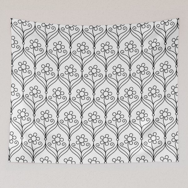 Item preview, Flowers Blossom Pattern designed and sold by hatimelhag.