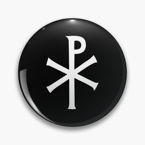 Labarum Chi Rho Symbol Pin
