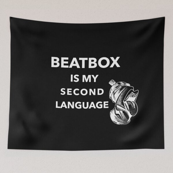 Item preview, Beatbox Is My Second Language designed and sold by joabaj.