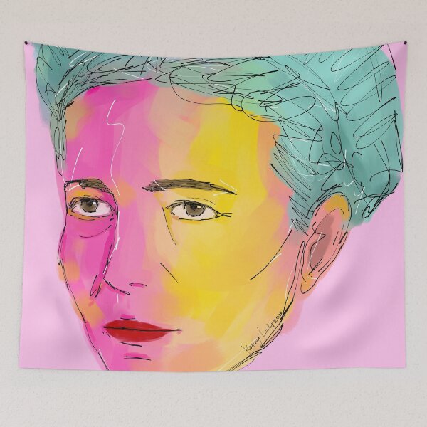 Item preview, Simone de Beauvoir Painting designed and sold by KennyLucky.