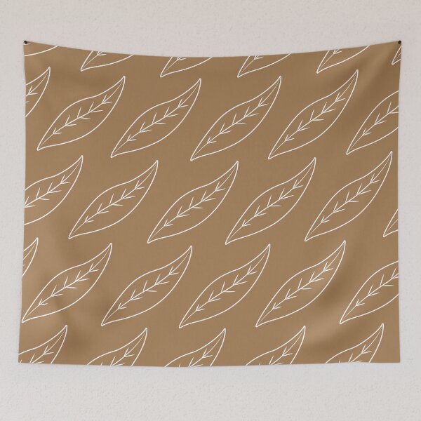 Item preview, Minimalist Floral Pattern Dark Brown designed and sold by SoloTravelerSt.
