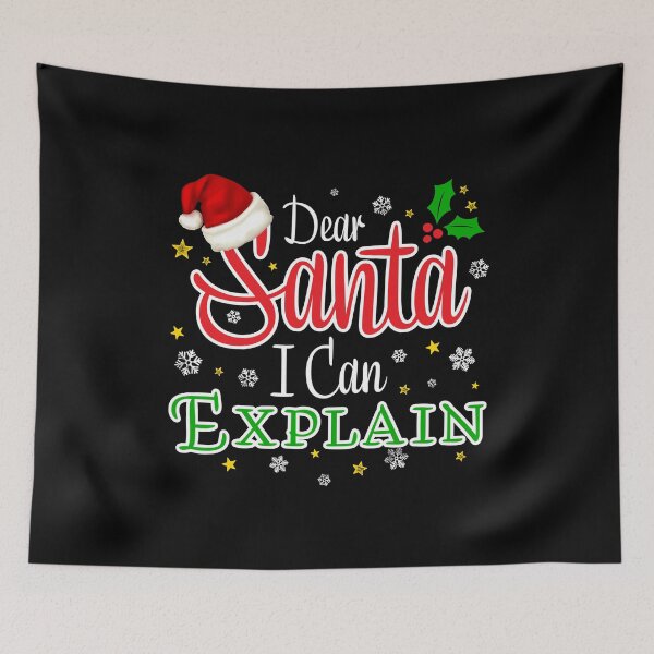 Item preview, Dear Santa I Can Explain designed and sold by sundae-artisan.