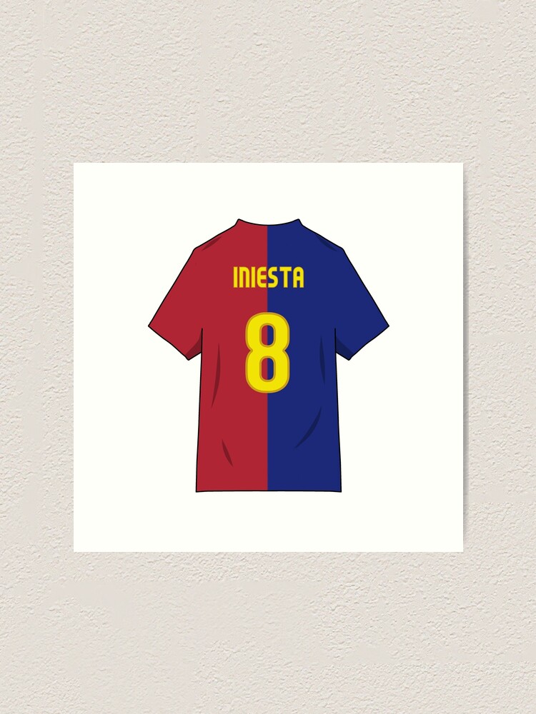 No8 A.Iniesta Sec Away Long Sleeves Jersey