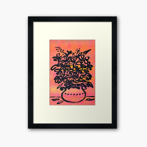 Blumenstrauß Gerahmter Kunstdruck