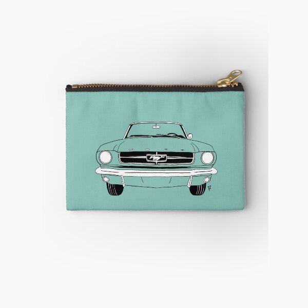 Item preview, Ford Mustang Vintage Blue Background designed and sold by Cardrawing-Art.