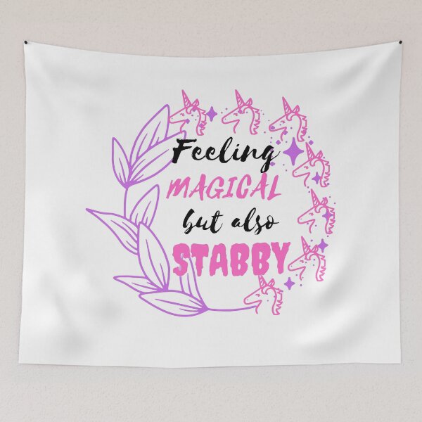 Item preview, Feeling Magical But Also Stabby  designed and sold by Vibing-Right.