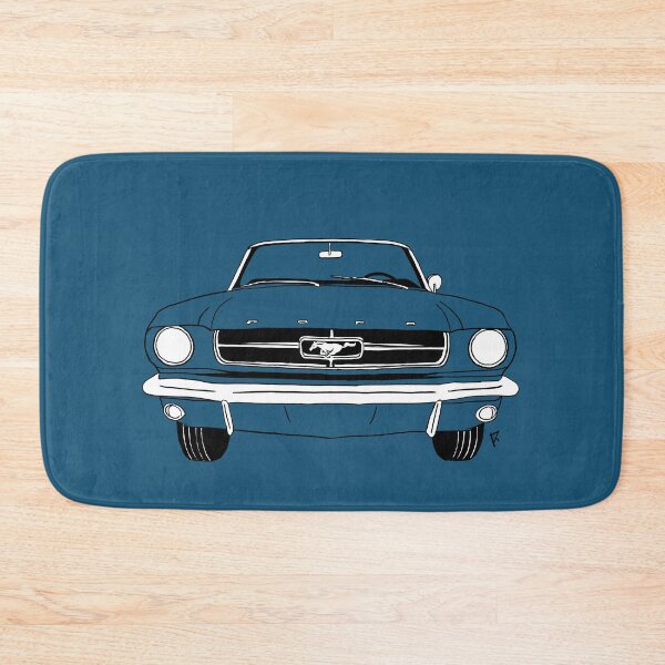 Item preview, Ford Mustang Cobalt Blue Background designed and sold by Cardrawing-Art.