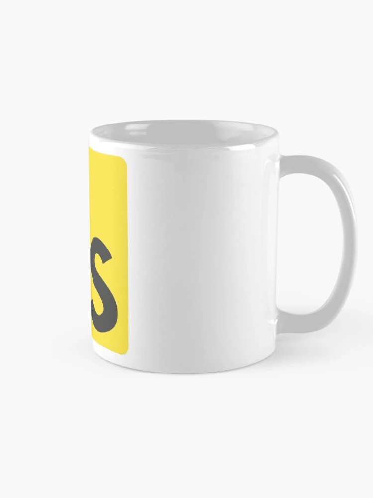 Thumbnail 3 von 6, Kaffeebecher, JavaScript JS Logo designt und verkauft von bDesigned.