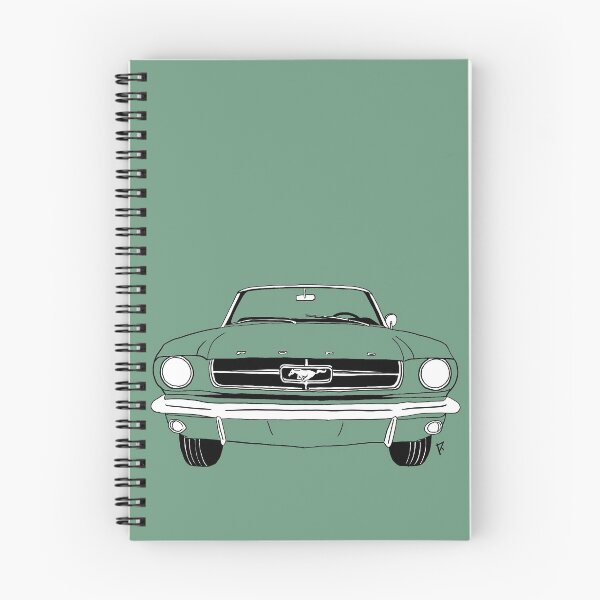 Item preview, Ford Mustang Vintage Green Background designed and sold by Cardrawing-Art.