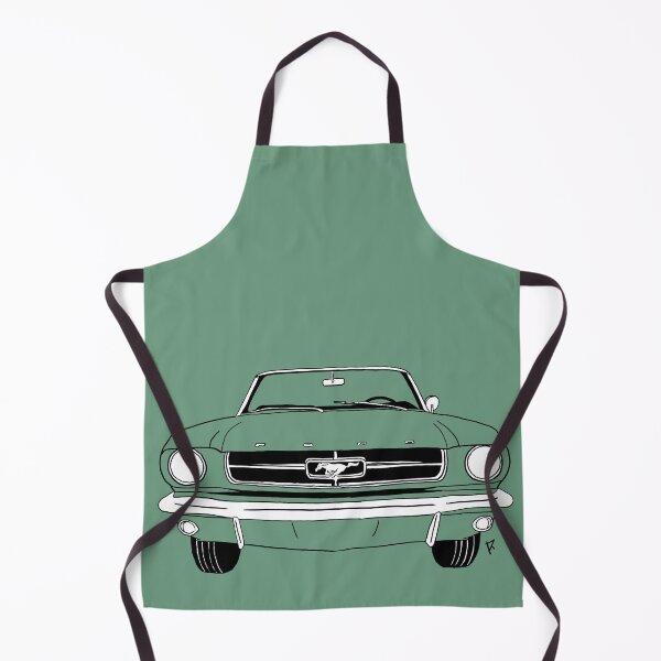 Item preview, Ford Mustang Vintage Green Background designed and sold by Cardrawing-Art.
