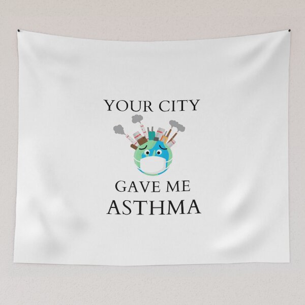 Item preview, Your city gave me asthma merch designed and sold by TeensArts.