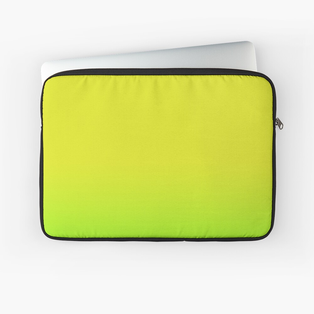 Neon Green and Neon Yellow Ombre Shade Color Fade Notebook by PodArtist -  6 x 8 Lined