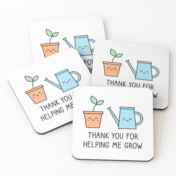 Item preview, Thank You For Helping Me Grow designed and sold by TashaVector.