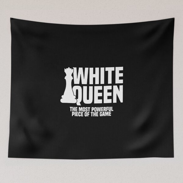Item preview, White Queen Chess Strategy Chess Player designed and sold by Nessshirts.