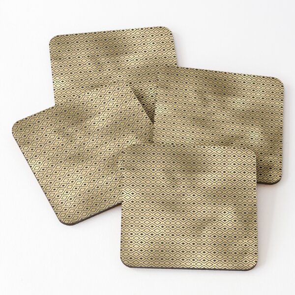 Item preview, Bohemian gold and black diamond design designed and sold by AnnieHochmann.