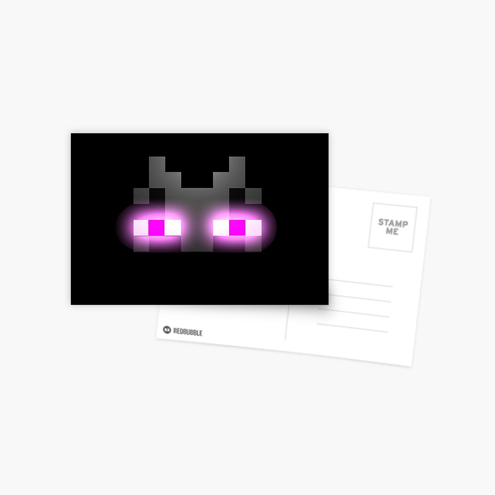 Minecraft Enderman and Creeper Postcard for Sale by ddkart