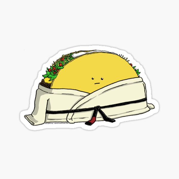 Pin-Sprites - Taco in a Gi - Color/Face Sticker