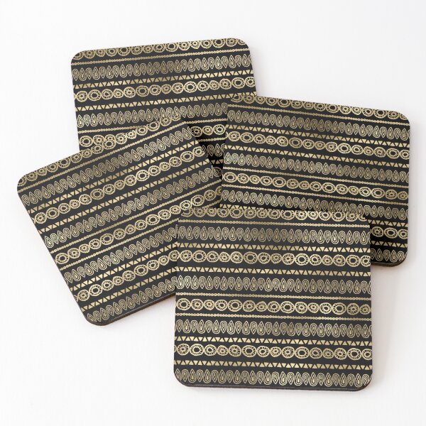 Item preview, Bohemian gold and black design designed and sold by AnnieHochmann.