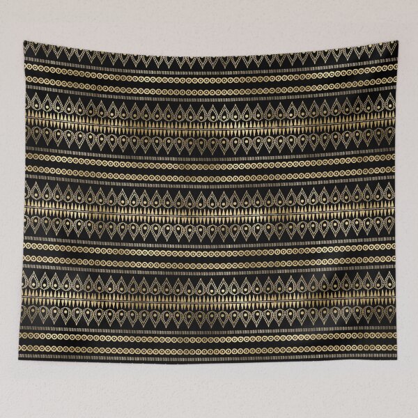 Item preview, Bohemian gold and black design designed and sold by AnnieHochmann.