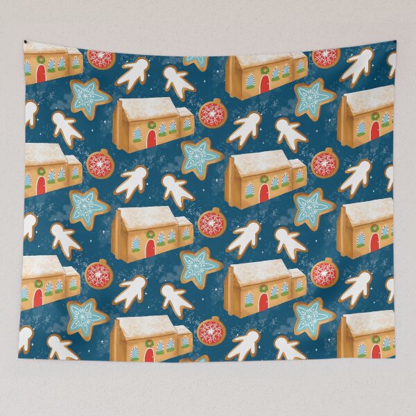 Item preview, Cute Gingerbread House and Gingerbread Cookie Winter Design  designed and sold by TheRainbowRoom.