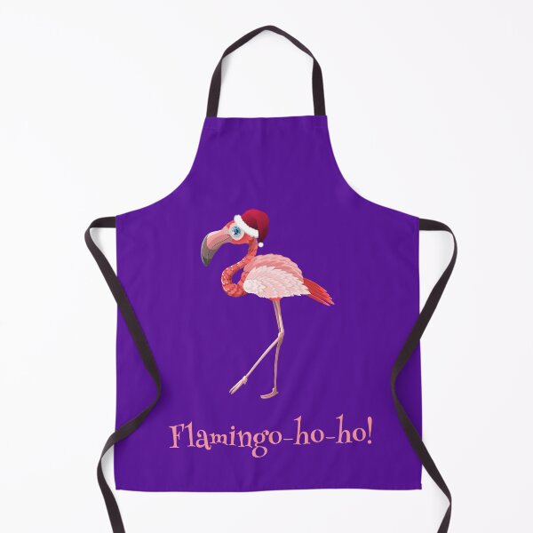 Item preview, Flamingo-ho-ho! Ho Ho Ho Christmas flamingo designed and sold by NaughtyGoose.