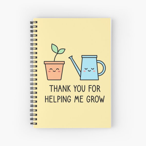Item preview, Thank You For Helping Me Grow. Being grateful. designed and sold by TashaVector.