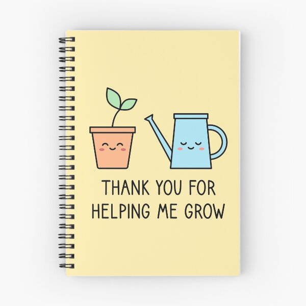 Item preview, Thank You For Helping Me Grow. Being grateful. designed and sold by TashaVector.