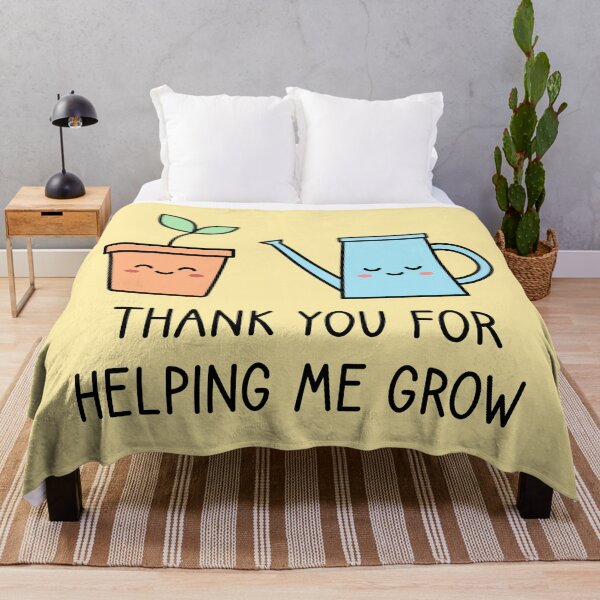 Item preview, Thank You For Helping Me Grow. Being grateful. designed and sold by TashaVector.