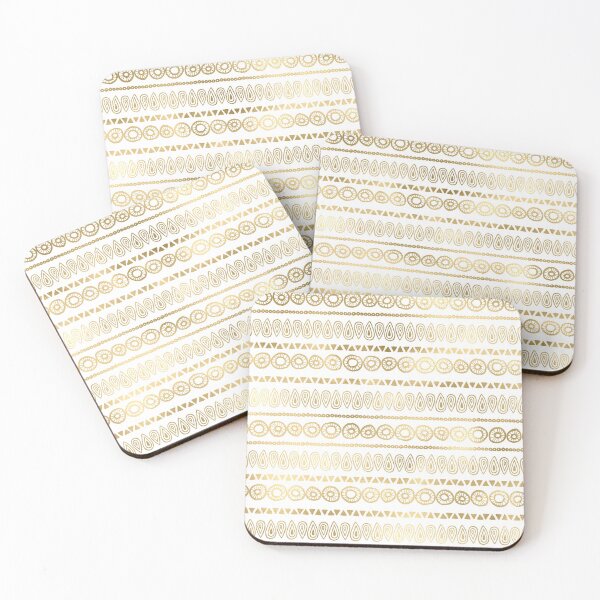 Item preview, Bohemian gold and white design designed and sold by AnnieHochmann.